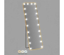 Miroir sur pieds avec led 3 couleurs Hollywood - 8