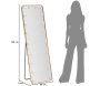 Miroir sur pieds avec led 3 couleurs Hollywood - MAU-0790