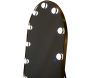 Miroir sur pieds avec led 3 couleurs Hollywood - 7