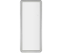 Miroir à poser avec bandeau led Léonie 70 x 170 cm - MAU-0799