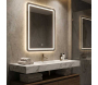 Miroir à poser avec bandeau led 3 couleurs 60 x 3.5 x 80 cm - MAURO FERRETTI