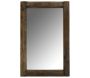 Miroir rectangulaire en bois recyclé rustique