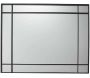 Miroir rectangulaire en métal Art déco 93 x 2 x 73 cm - CMP-4321