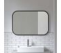 Miroir rectangulaire rebord caoutchouc 61 x 91 cm Hub - 7