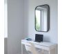 Miroir rectangulaire rebord caoutchouc 61 x 91 cm Hub - UMBRA