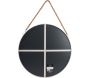 Miroir rond avec anse en jonc 50 cm - CMP-3158