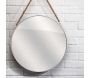 Miroir rond avec anse en jonc 50 cm - THE HOME DECO FACTORY