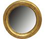 Miroir baroque rond en polyrésine 24.5 cm Gold