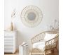 Miroir rond en rotin 75 cm Sun - THE HOME DECO FACTORY