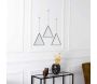 Miroir suspendu Triangle noir Louxor (Lot de 3) - THE HOME DECO FACTORY