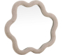 Miroir en tissu bouclette Kungsbacka 70 x 70 cm - VEN-1144