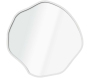 Miroir en verre et MDF 40 x 40 cm Bowed