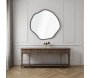 Miroir en verre et MDF 40 x 40 cm Bowed - HANAH HOME