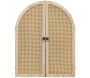 Miroir à volets en mdf et canage Bali - CMP-5333