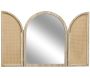 Miroir à volets en mdf et canage Bali