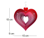Mobile à vent coeur rouge - TWS-0112