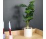 Monstera artificiel pot en céramique 50 cm - LIGNE DECO