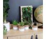 Monstera artificiel pot en céramique 50 cm - 5