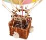Montgolfière décorative à suspendre Floating the skies 32 x 56 cm - AUT-0111