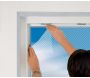 Moustiquaire fenêtre blanc 18g/m² bande auto-agrippante 7,5 mm - EASY LIFE