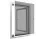 Moustiquaire pour fenêtre avec cadre en aluminium blanc