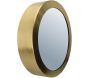 Miroir rond bord large en métal 50 cm