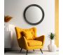 Miroir rond bord large en métal 50 cm - IDEANATURE