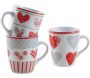 Mug en grès coeur rouge - AUBRY GASPARD