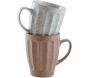 Mug vintage en grès 340 ml  Terrazzo (Lot de 6) - AUB-5385