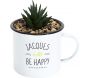 Mugs avec plantes artificielles Jacques a dit (Lot de 4) - 5