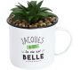 Mugs avec plantes artificielles Jacques a dit (Lot de 4) - 6