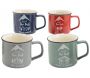 Mugs en porcelaine Just the best (Lot de 4)