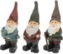 Nain de jardin assortis en résine (Lot de 3) - 6