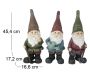 Nain de jardin assortis en résine (Lot de 3) - ESS-1182
