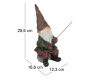 Nain de jardin avec canne à pêche en résine 25 cm - ESS-1179