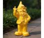 Nain de jardin en résine F*ck 16 x 12 x 32 cm - STOOBZ