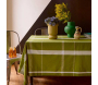 Nappe en coton bio La nonna pistacchio - SDE-0915