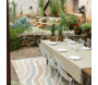 Nappe en coton recyclé Grace 140 x 140 cm - 32,90