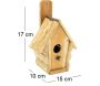 Nichoir en bois pour fixation murale Marguerite - AUB-4916