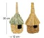 Nichoir en paille et bambou. - AUB-7108