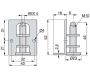 Niveleurs circulaires M10 avec capuchon et support de meuble (Lot de 10) - 31,90