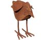 Oiseau décoratif en fer forgé rouillé - HEE-0109