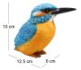 Oiseau martin pêcheur en résine 12.5 x 6 x 10 cm - 3,56
