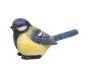 Oiseau mésange charbonnière en résine