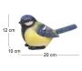 Oiseau mésange charbonnière en résine - IMH-0168