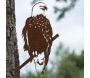 Oiseau sur pique aigle en acier corten - METALBIRD