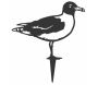 Oiseau sur pique goeland chthyaete en acier corten