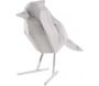 Oiseau en résine blanc effet marbre Origami