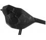 Oiseau en résine noir effet marbre Origami - 24,90