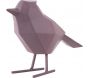 Oiseau en résine mat origami 24cm